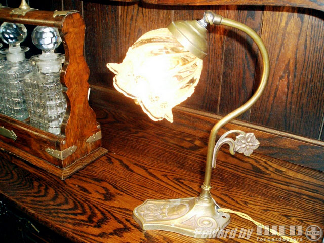 ランプ　スタンド　真鋳　221-167　とペア アンティーク ランプ用ブラケット(テーブル・ウォール用等）