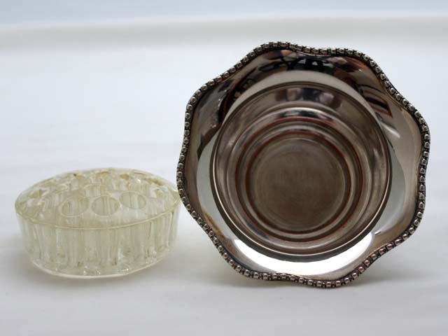 バーズ（花器）（アレンジメント用）　シルバープレート アンティーク 銀・銅製品ほか