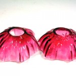 シェード　クランベリー　小　341/342 ペア(341に少々かけあり）