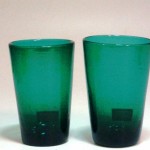グラス　グリーン　1個　￥９．４５０－