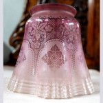 シェード　クランベリー　グラス　