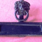 ドアノッカー・レターポスト・鍵穴　3点セット