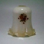 シェード　ホワイト　花柄トランスファ