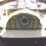 大理石　時計＋キャンドルセットｘ２