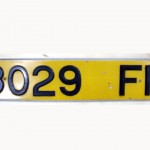 特価品のご紹介（ナンバープレート　英国）