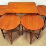 ネストテーブル(収納丸テーブル×4)