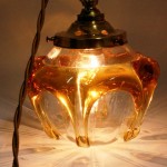 シェード　アンバー　アールヌーボー