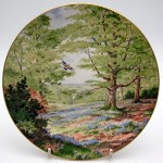 ロイヤルドルトン（Royal Doulton）　飾り皿　Elizabeth Gray